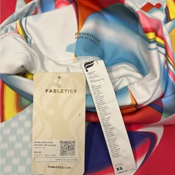 Fabletics Define Ultra High-Waisted Tummy Compression Moisture Wicking Leggings - Picture 10 of 12